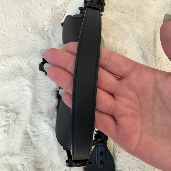 Christian Dior Ultra Matte Calfskin Saddle Bag (Black) - Picture 6 of 16